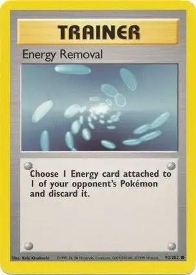 Energy Removal - 92/102 (Base Set Unlimited)