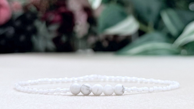Bracelet | Howlite - Éléments