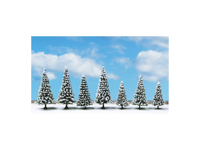 Sapins enneigés 8-12cm Noch 25087
