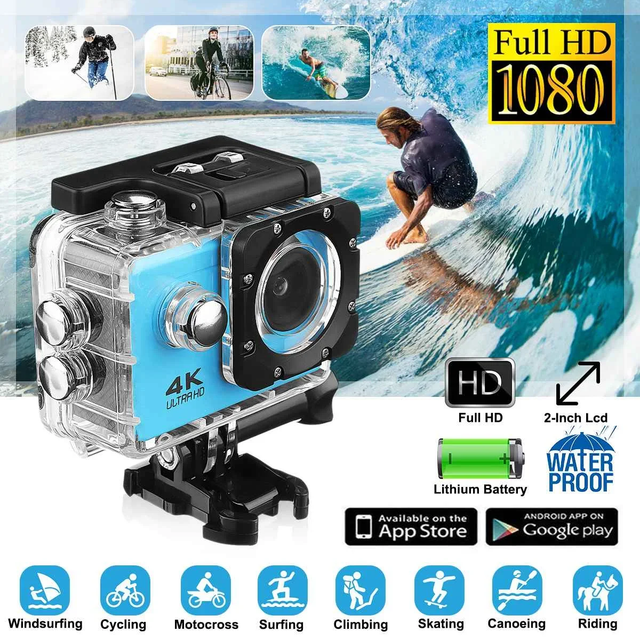 ACTION CAMERA 1080P HD BLACK