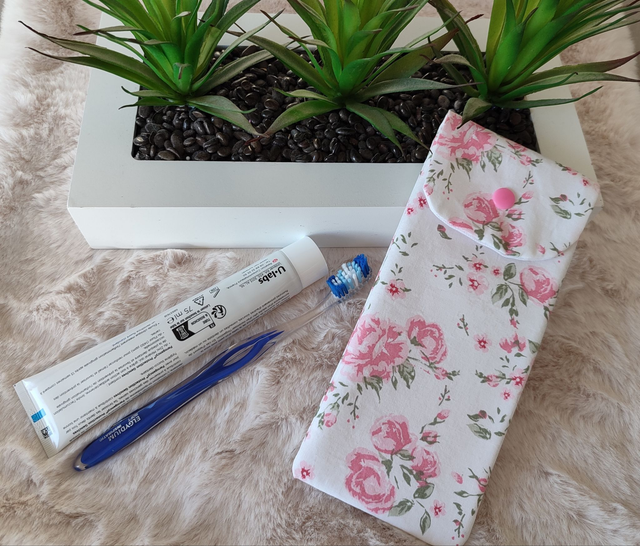 étui de voyage pour brosse à dents et dentifrice 