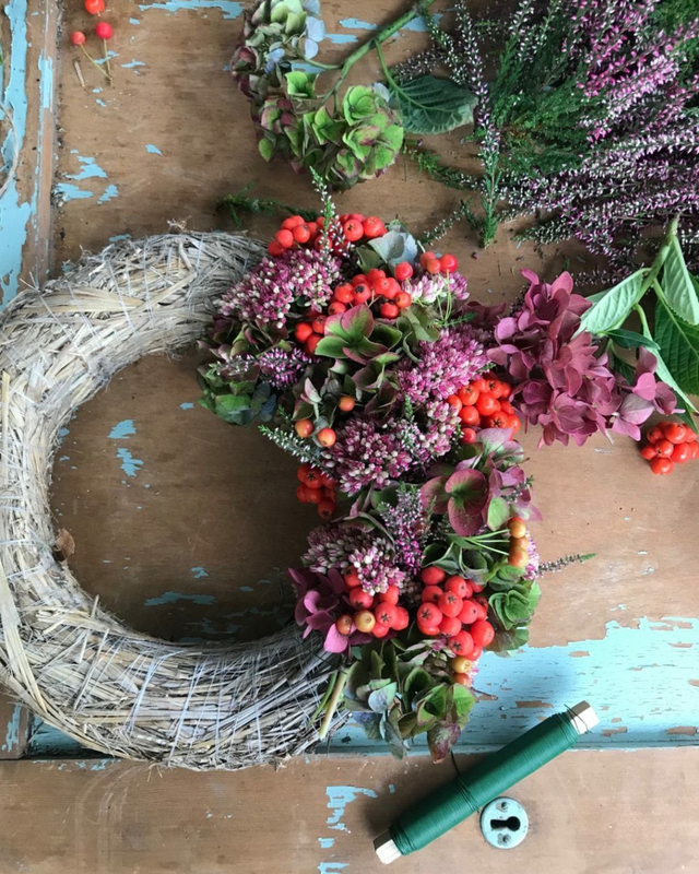Workshop 'Hortensienkranz'