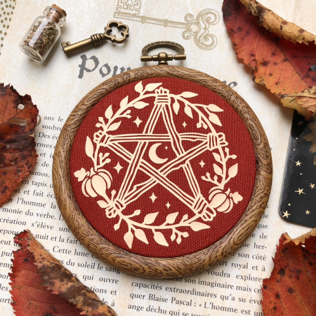 Cadre déco - Talisman d’automne Or mate