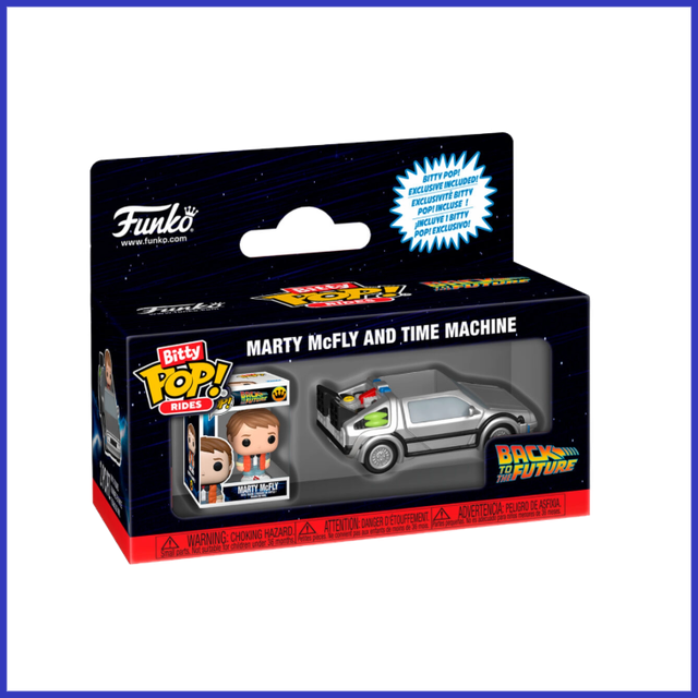(PRE-ORDER) Bitty POP figure Ride Back to the Future Time Machine