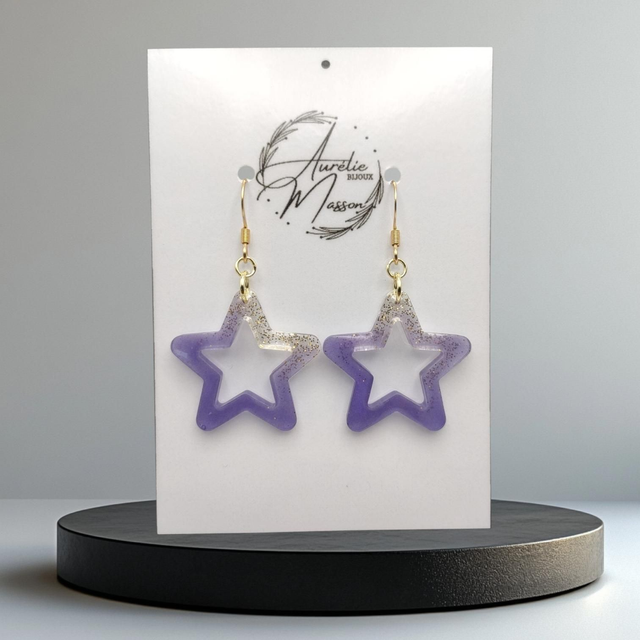 Boucles d'oreilles "Scaevola"