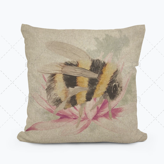Hand-Made Bumble Bee Cushion