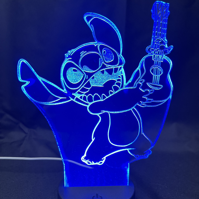 Lampe Stitch guitare