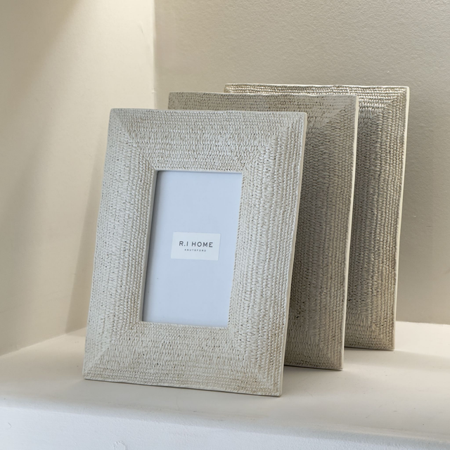 Ivory Textured Photo Frame