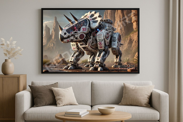 Cadre Cybernosaure Pentaceratops (27)