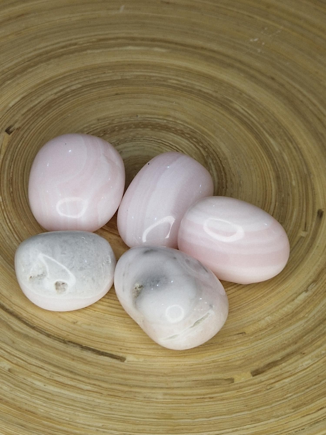 Manganocalcite - Pierre roulée