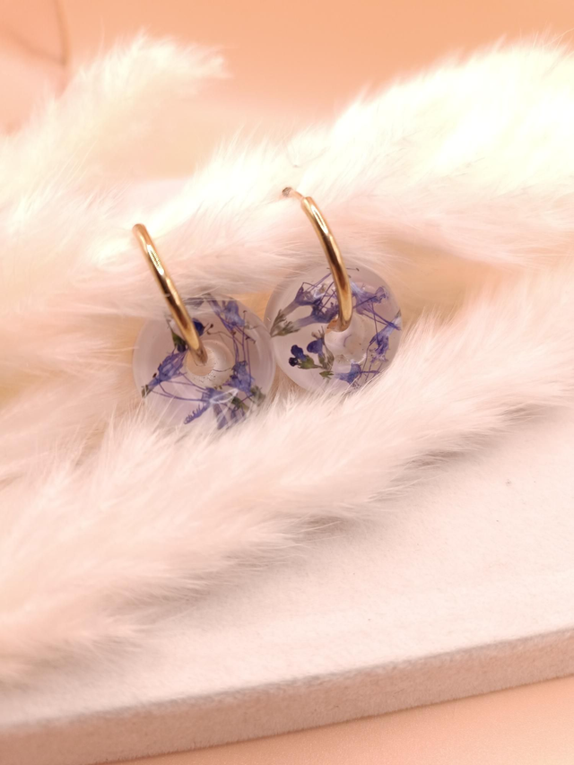 Donuts Fleurs bleues 