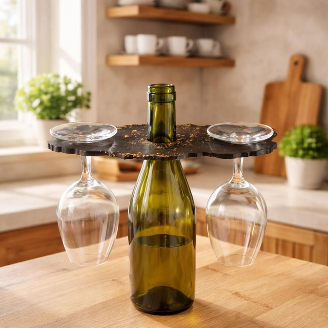 Porte verres duo - Collection Chocolat éclat 