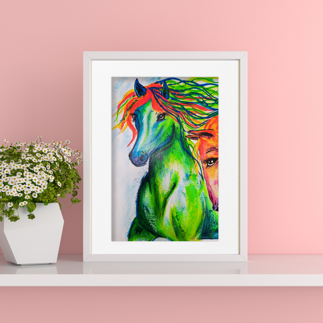 Paarden | Print A4