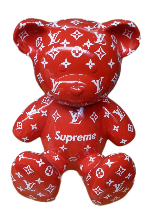 Pop-Art LV supreme teddy
