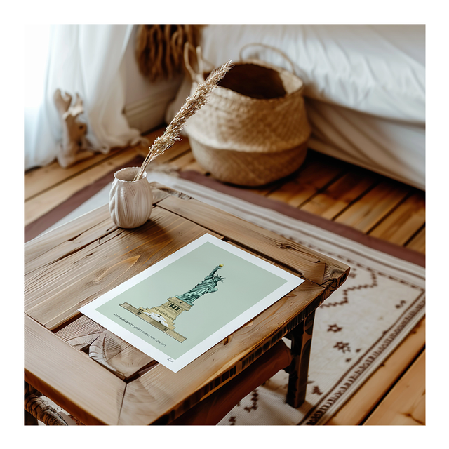 &#039;The Statue of Liberty&#039; art print