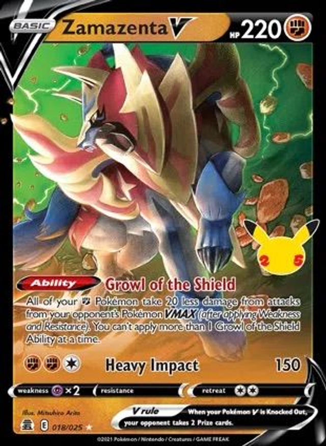 Zamazenta V - 18/25 (Celebrations)