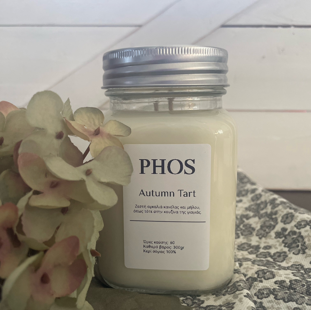 Autumn tart κερί σόγιας 