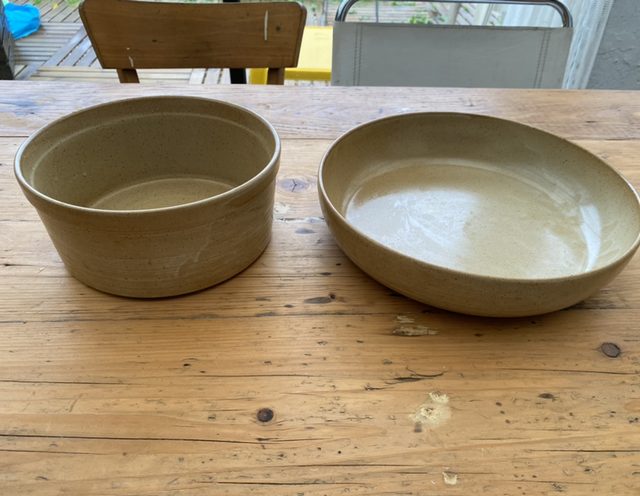 plats en grés village de France 