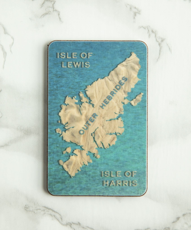 Outer Hebrides Fridge Magnet
