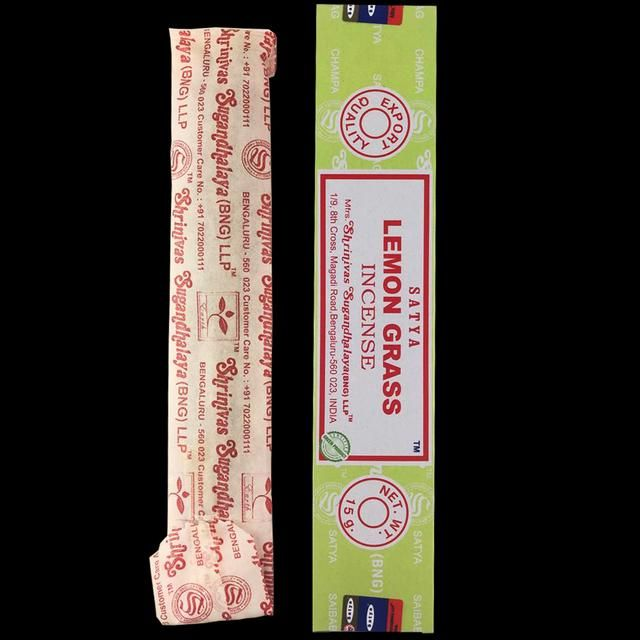 Lemongrass 15g Satya Incense Sticks