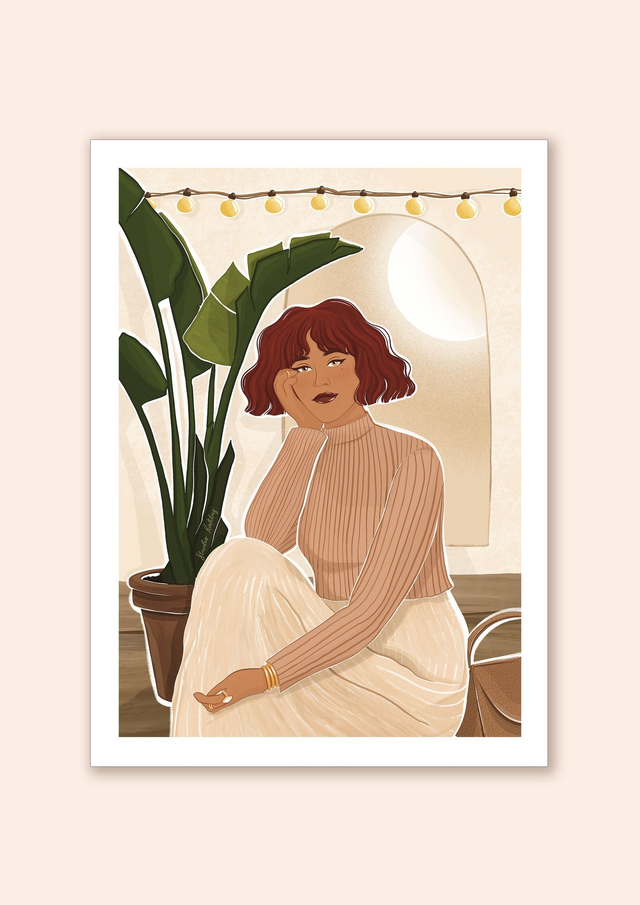 Douce réflexion ~ Affiche poster