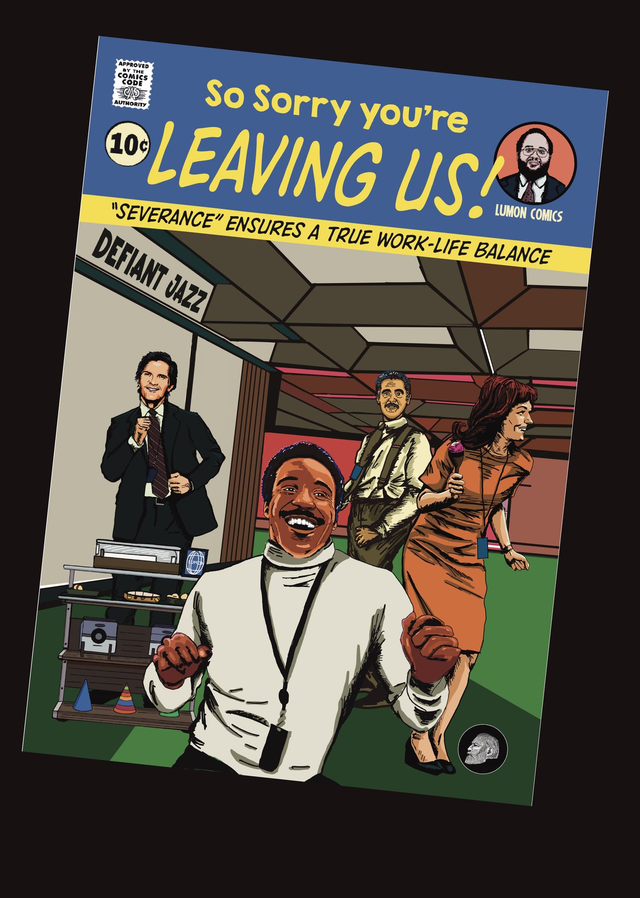 Severance Defiant Jazz, Music Dance Experience Leaving Card (A5)