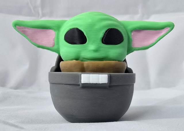 Fidget clicker Grogu