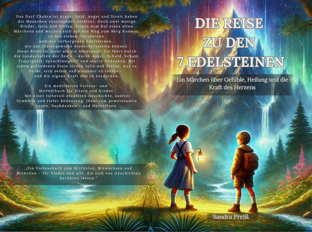 Buch " Die Reise zu den 7 Edelsteinen" 