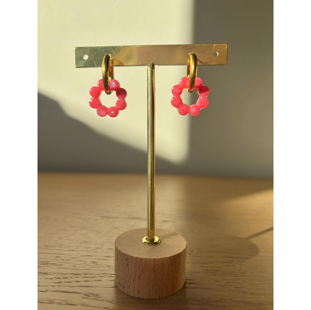 Pampilles rose pêche 