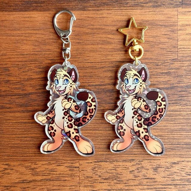 Leopard Keychain