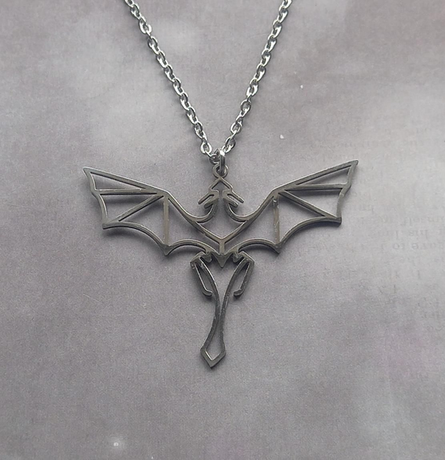 Steel Dragon Necklace 