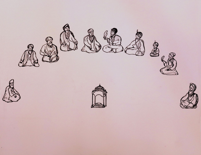 Portraits of Guru Ji - Print