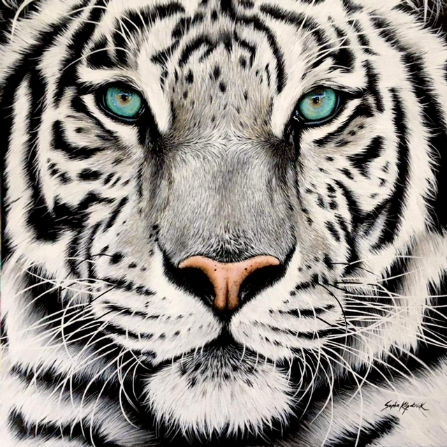 ‘White Tiger’ Original Painting
