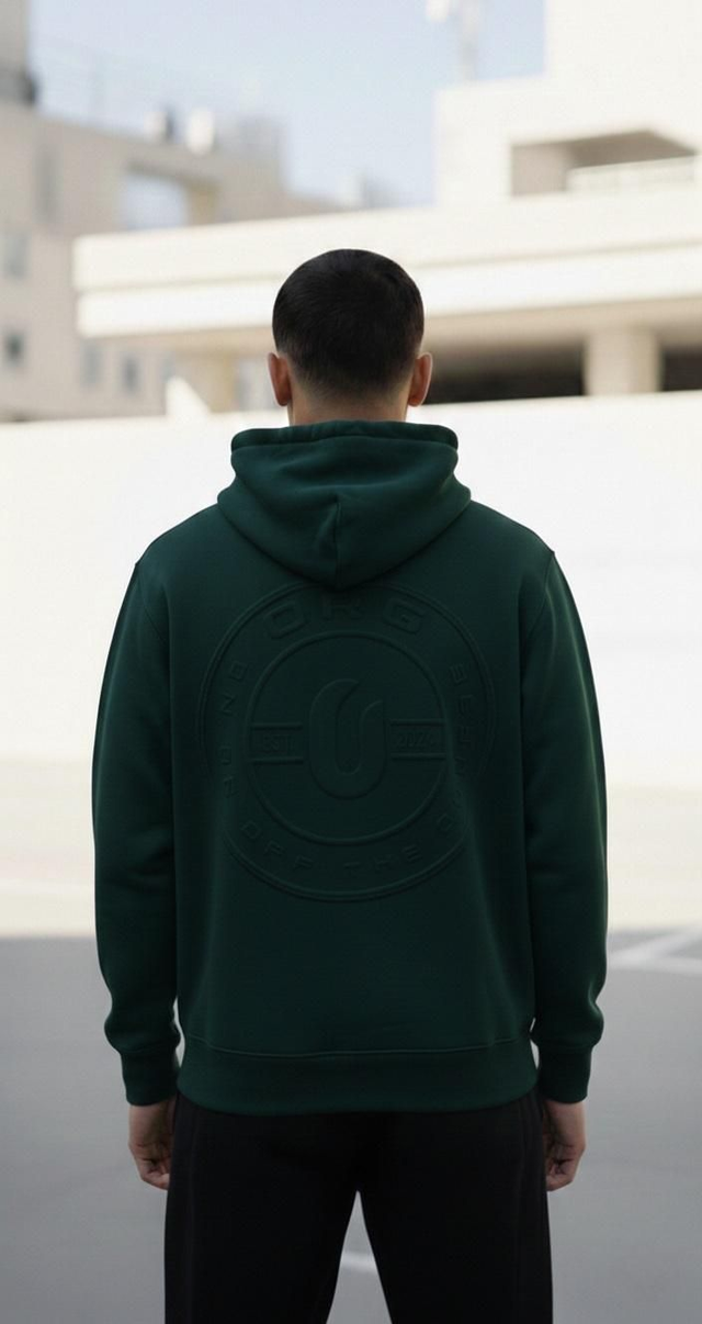 EMBOSSED MASTERS GREEN HOODIE