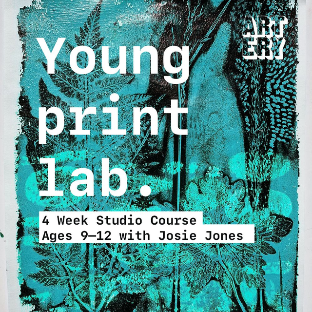 Young print lab - 4 week studio course (18th April, 25th April, 2nd May, 8th May)