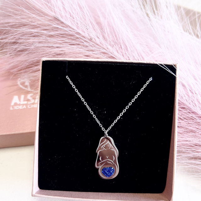 Collana acciaio “aspettando te”. 