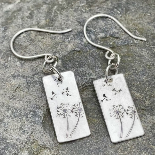 Dandelion Wishes Drop Earrings