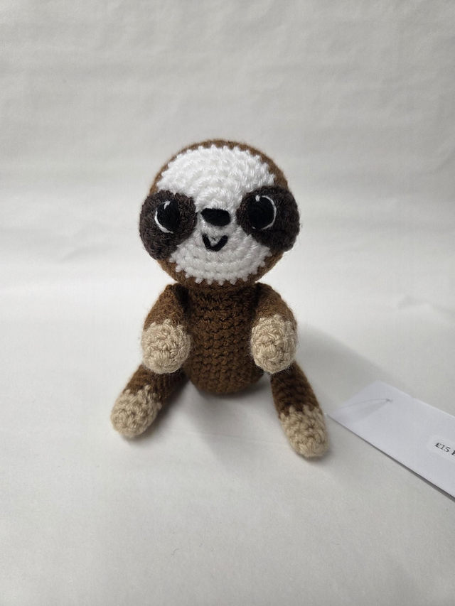 Brown Sloth Crochet Toy - UKCA Tested - KL-006