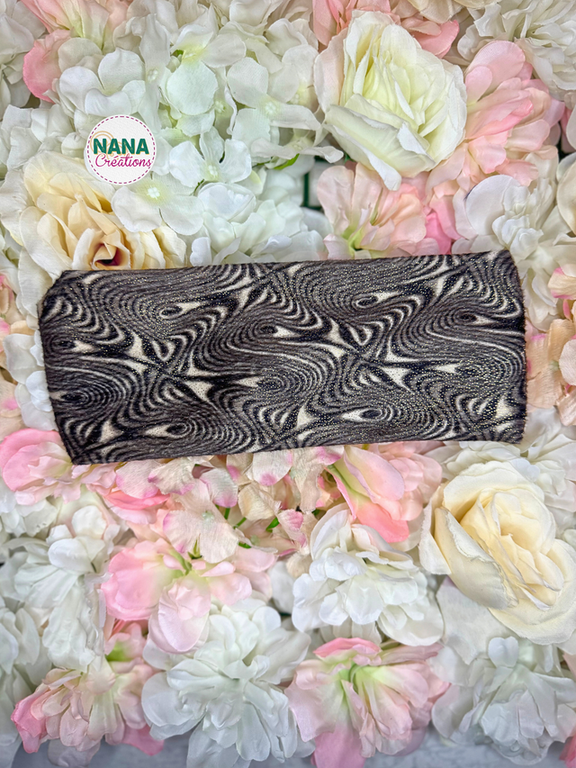 Bandeau Marron Beige – Fait main