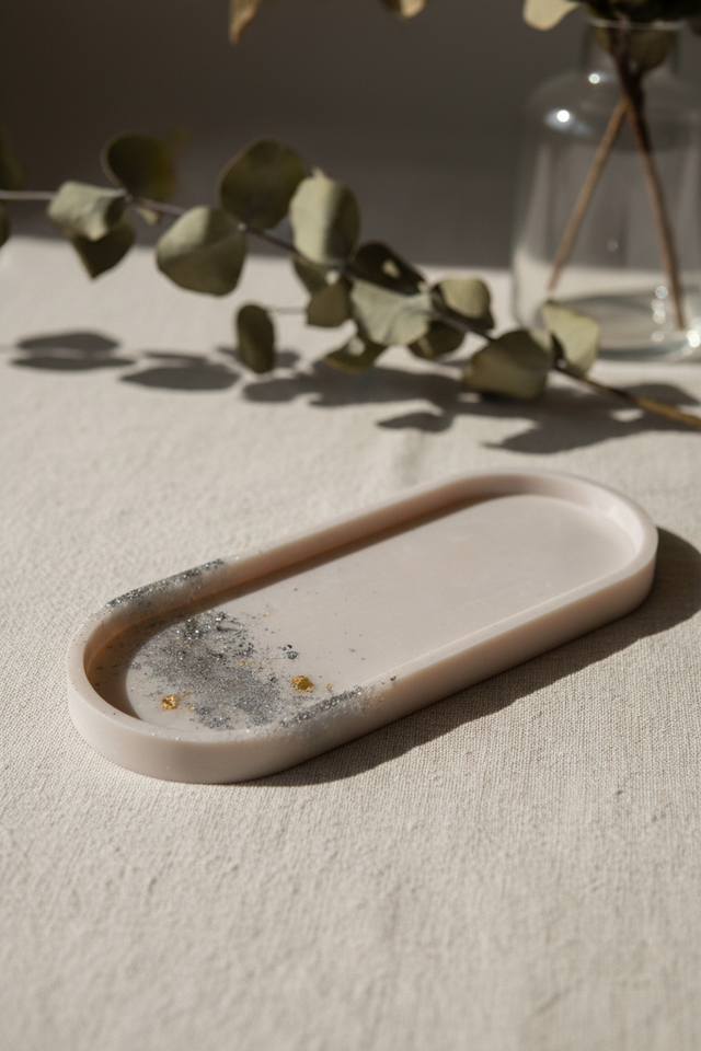 Plateau vide-poche Design - Collection Nacre précieuse