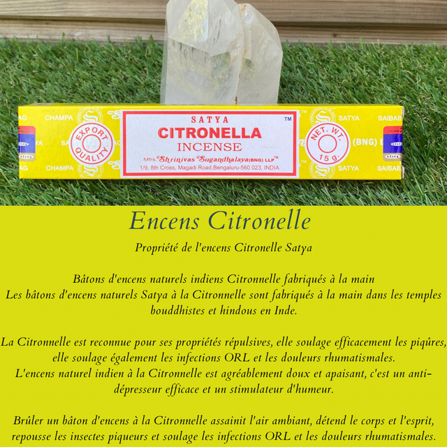 Encens Satya Citronelle