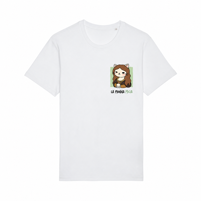 T-shirt La Monna Micia 100% cotone