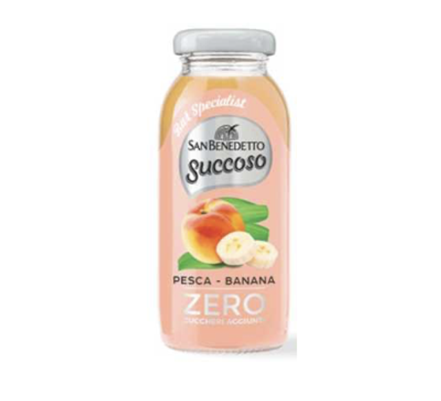 San Benedetto - Succoso Zero ACE Őszibarack,banán 200ml üveges