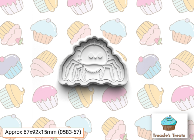 Spider Fondant/cookie stamp with cutter (1)