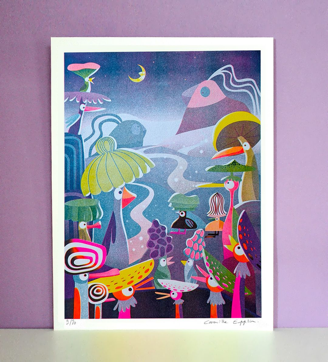 La transhumance des champis  ~ 30*40