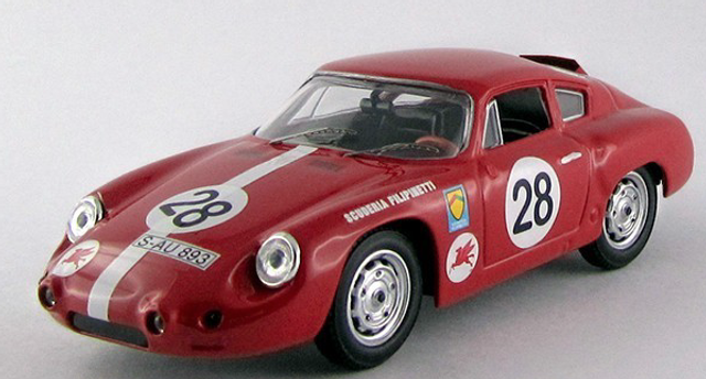 Porsche 356B Carrera Abarth Scuderia H. Kühnis/H. Schiller 1000 Km Nürburgring Scuderia Filipinetti Best 1:43