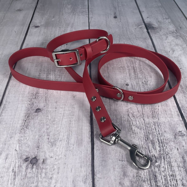 Chilli Red Waterproof BioThane® Lead