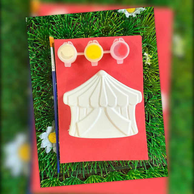Circus Tent Painting Kit - Circus Theme - Clown Theme - Party Bag Filler - Kids Activity - Painting kit - Birthday Activity 