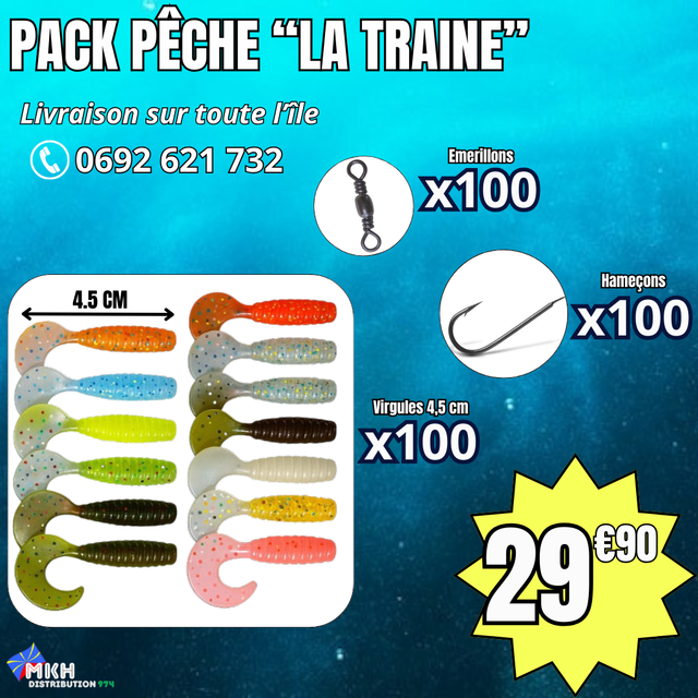 PACK PÊCHE "LA TRAINE"