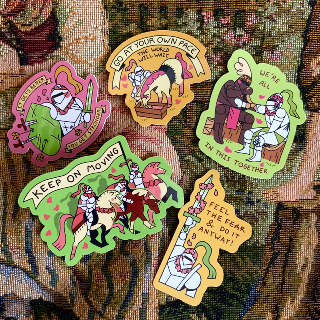 "Knights Of Support" Sticker Pack